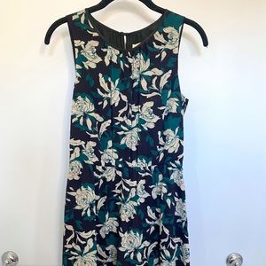 J. Crew Black Floral Dress 00
